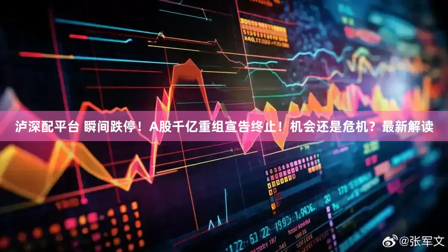 泸深配平台 瞬间跌停！A股千亿重组宣告终止！机会还是危机？最新解读